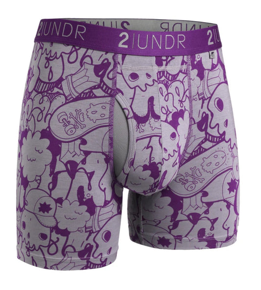 2UNDR Skulled Swing Shift 6" Boxer Brief
