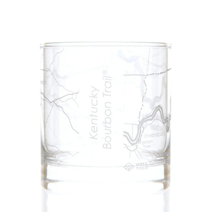 Kentucky Bourbon Trail® - Trail Map - Rocks Glass - 11 oz