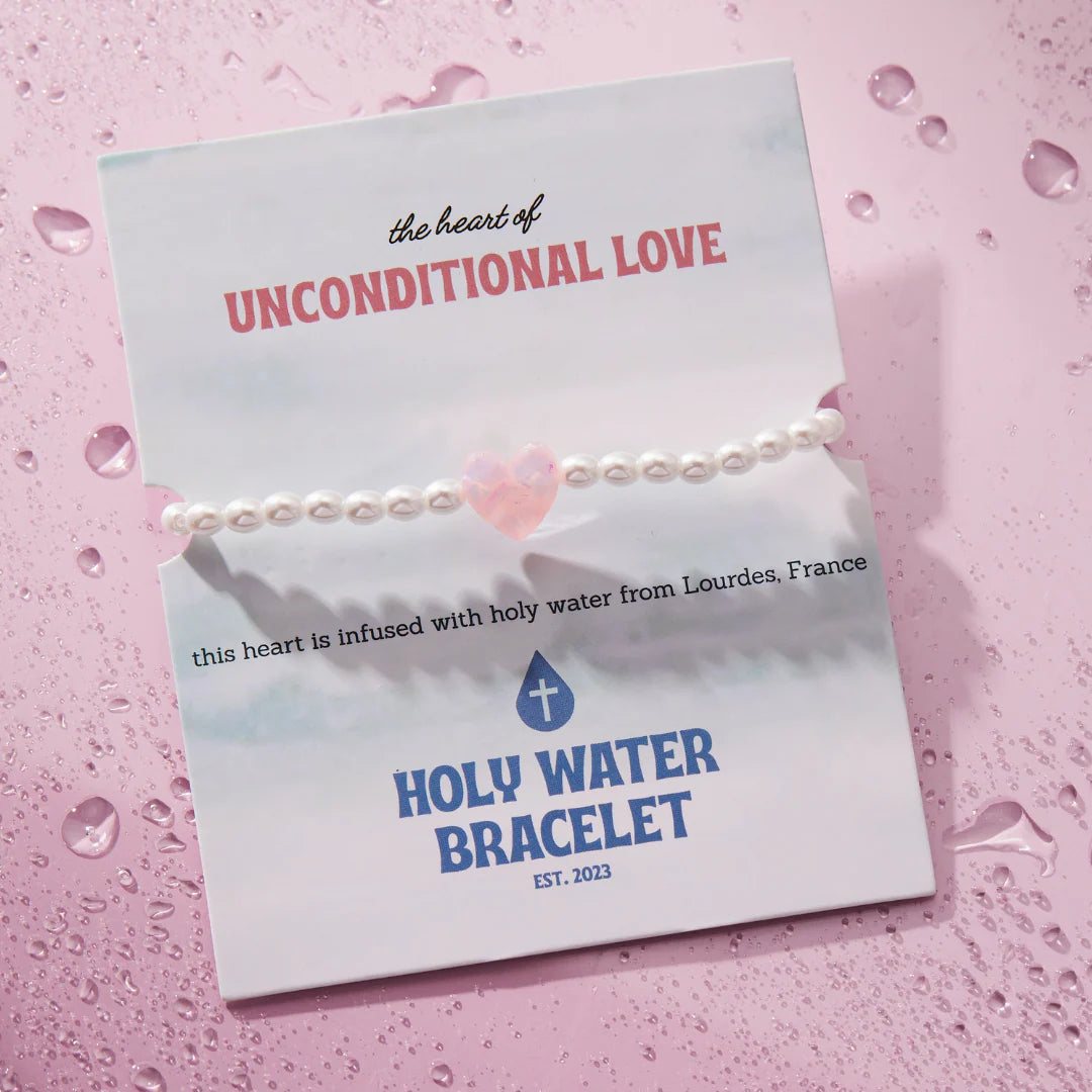 Holy Water Unconditional Love Bracelet - Crystal Pearl