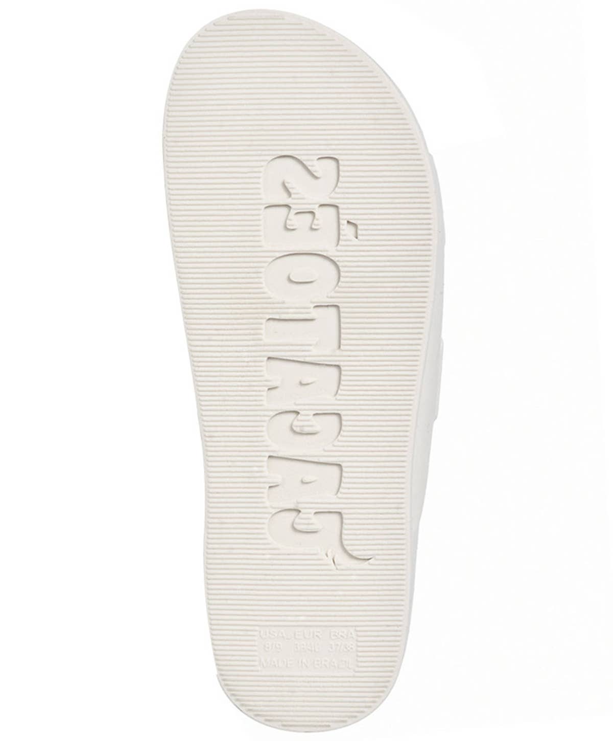 Cacatoès Domed Studs White Sandals