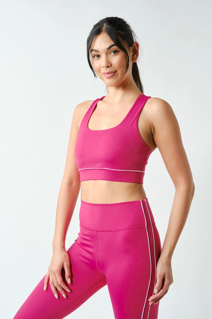 Mono B Align Contrast Sports Bra & Leggings Set