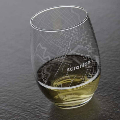 CUSTOM  SCRANTON STEMLESS WINE GLASS