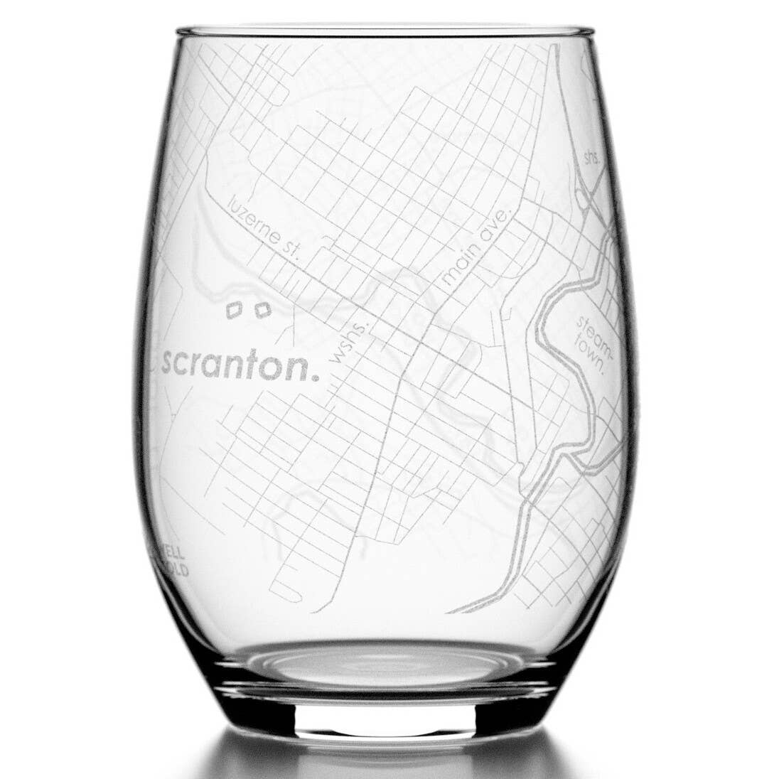 CUSTOM  SCRANTON STEMLESS WINE GLASS