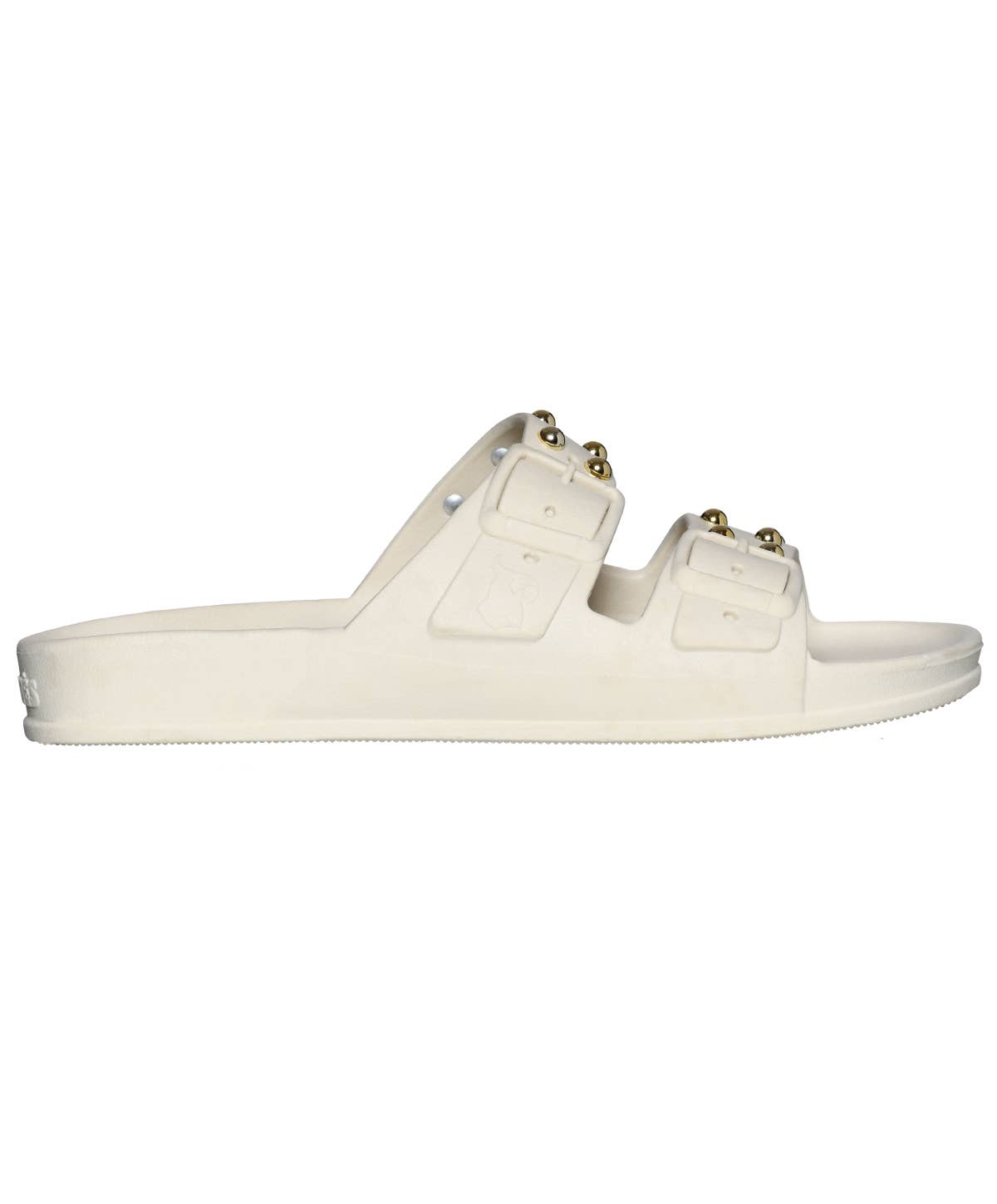 Cacatoès Domed Studs White Sandals