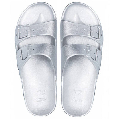 Cacatoès Baleia Metallic Silver Candy-scented Sandals