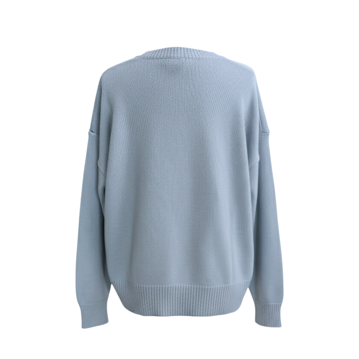 Light Blue Cherry Teddy Bear Crewneck Sweater