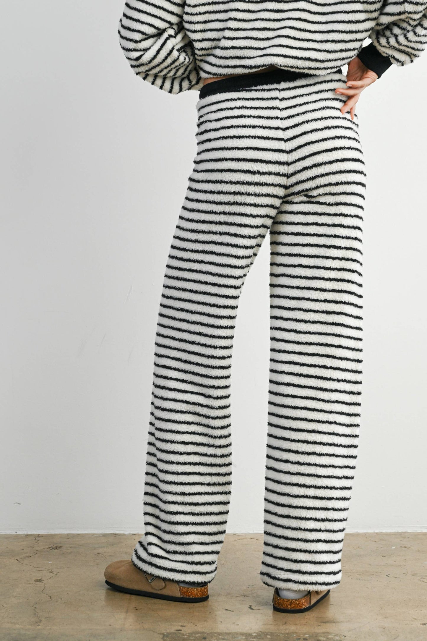 Buttermelon Drawstring Bobbi Stripe Pants