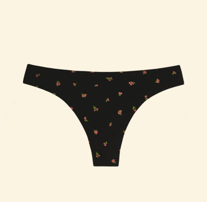 Huha Low Profile Thong Mineral Undies Midnight Rose Limited Edition