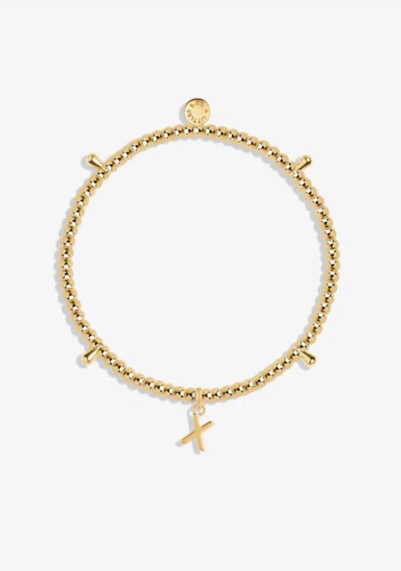 A Littles & Co. - Gold Initial Bracelet