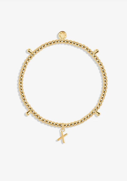 A Littles & Co. - Gold Initial Bracelet