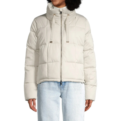 Save the Duck Lobelia Channel Quilted Puffer Jacket - Champagne