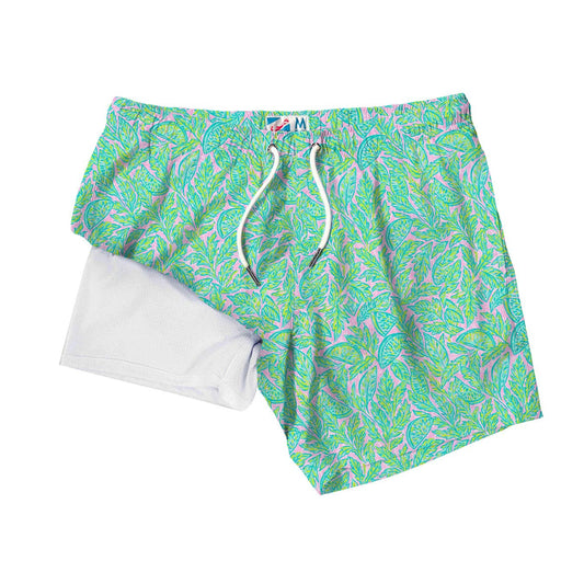 Limoncello Men's Swim Trunk with 6 Inch with Liner