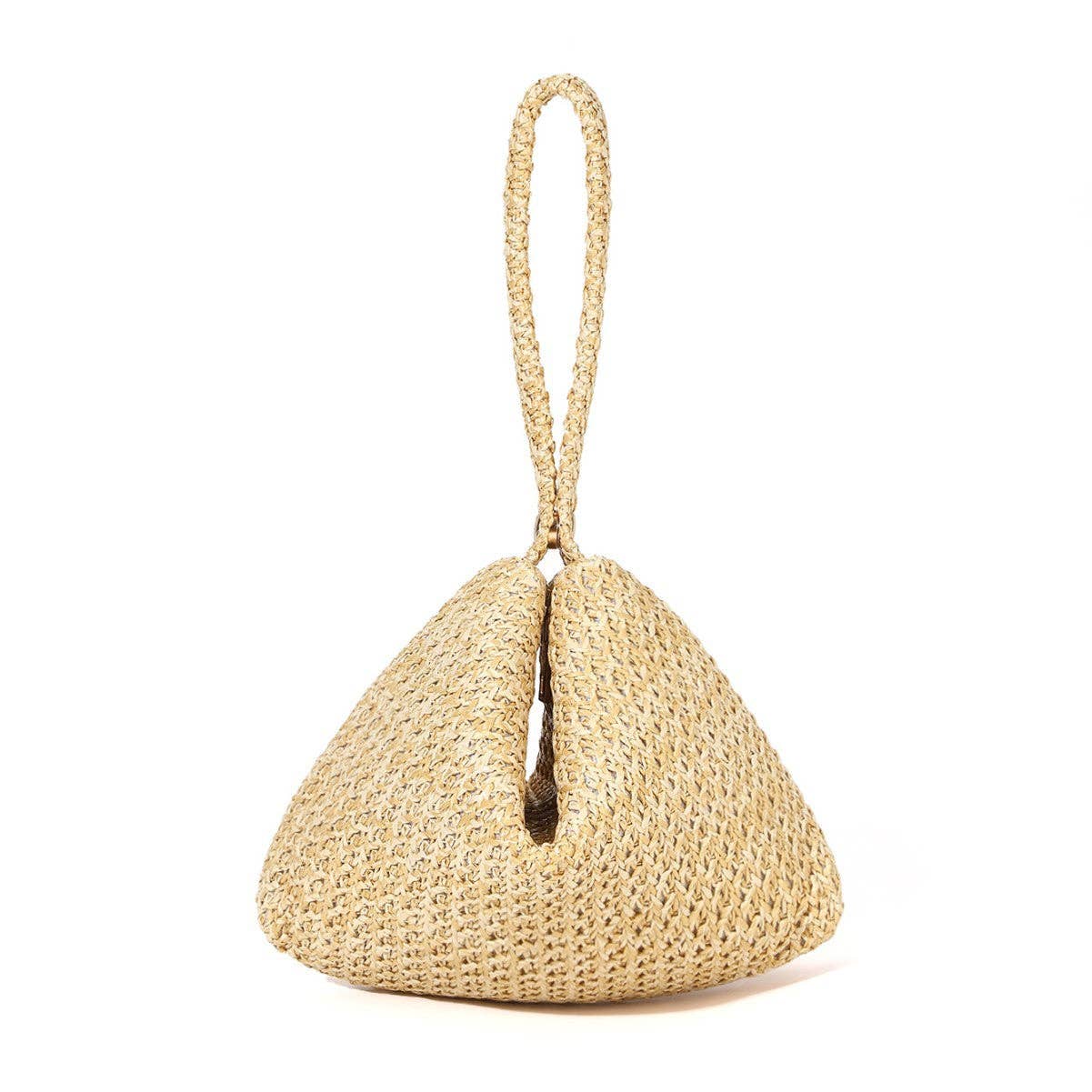 Trendy Straw Evening Clutch Handbag