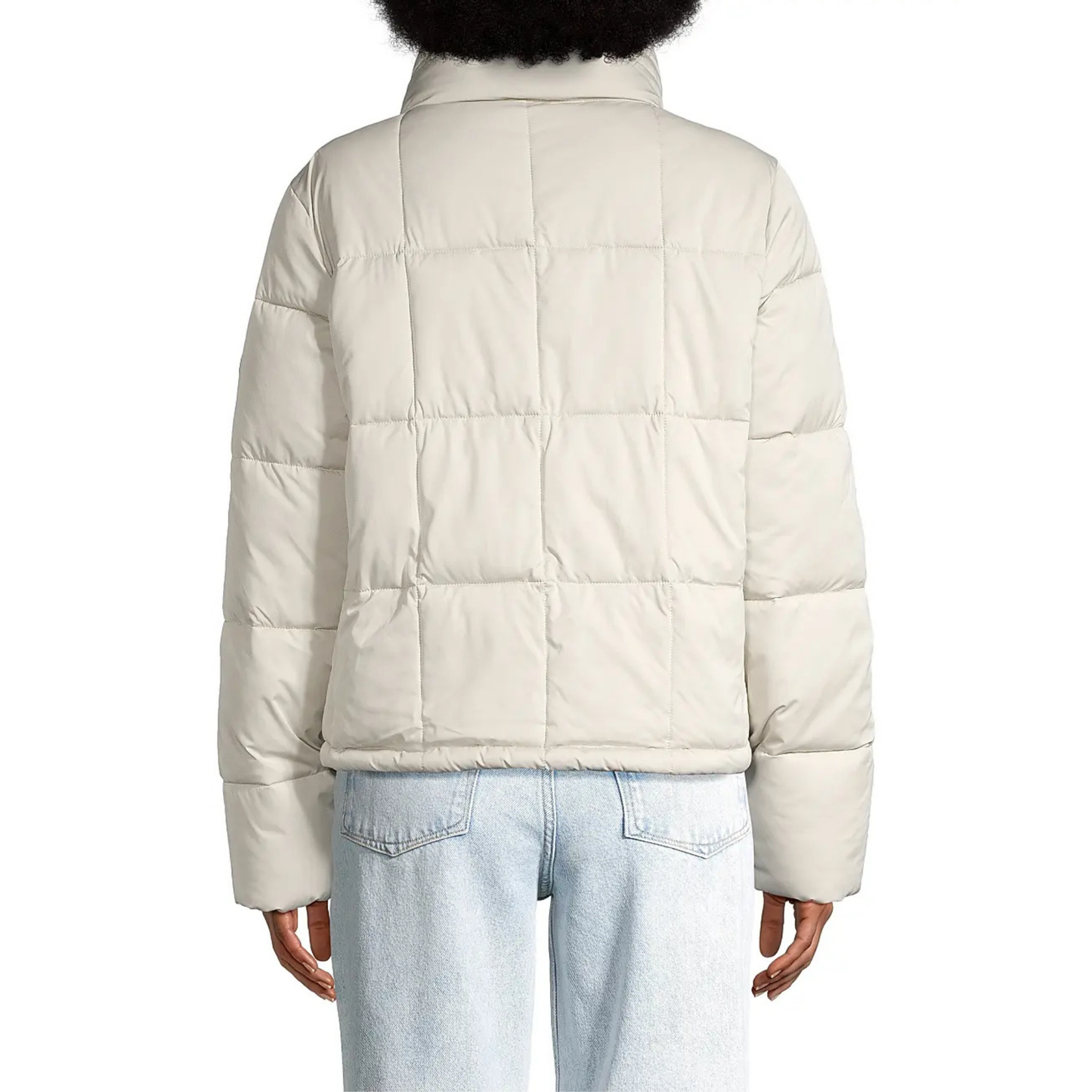 Save the Duck Lobelia Channel Quilted Puffer Jacket - Champagne