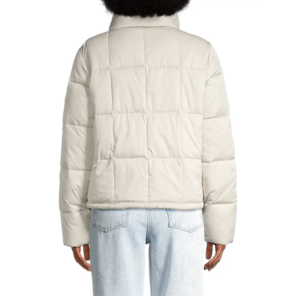 Save the Duck Lobelia Channel Quilted Puffer Jacket - Champagne