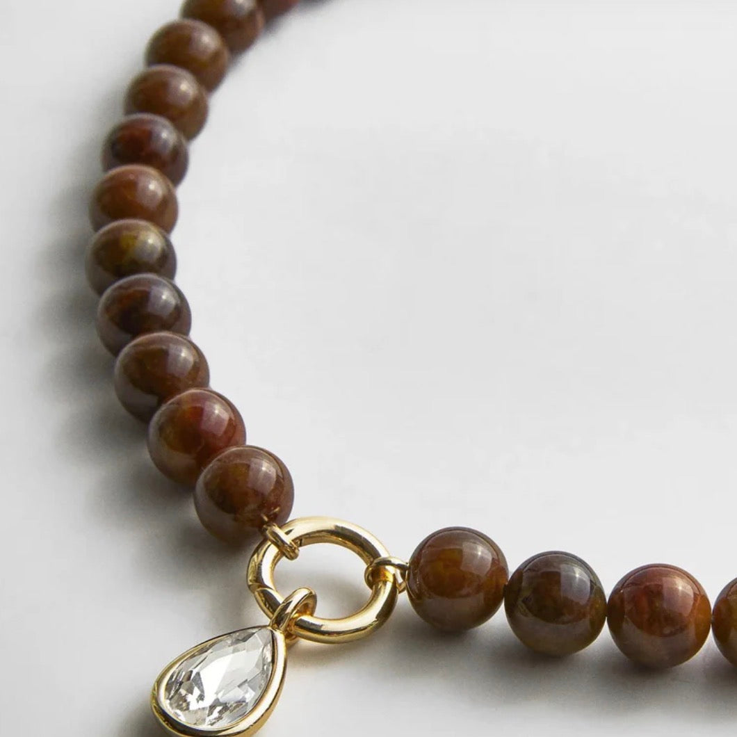 Bauble Bar - Janette Beaded Ring Necklace