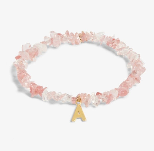 A Littles & Co. - Crystal Initial Bracelet