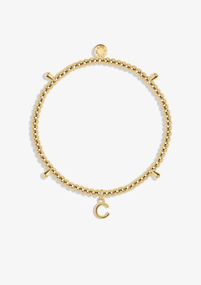 A Littles & Co. - Gold Initial Bracelet