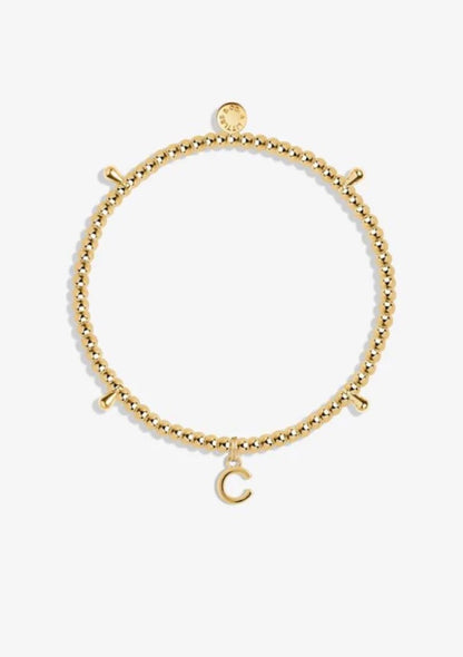 A Littles & Co. - Gold Initial Bracelet