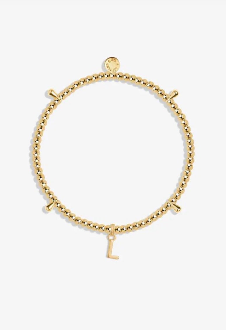 A Littles & Co. - Gold Initial Bracelet