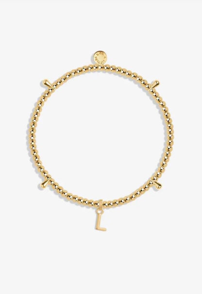 A Littles & Co. - Gold Initial Bracelet