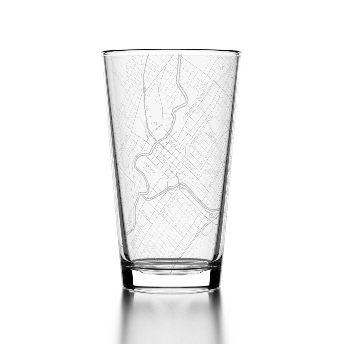 CUSTOM SCRANTON PINT GLASS