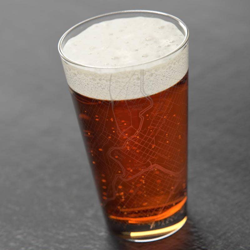 CUSTOM SCRANTON PINT GLASS
