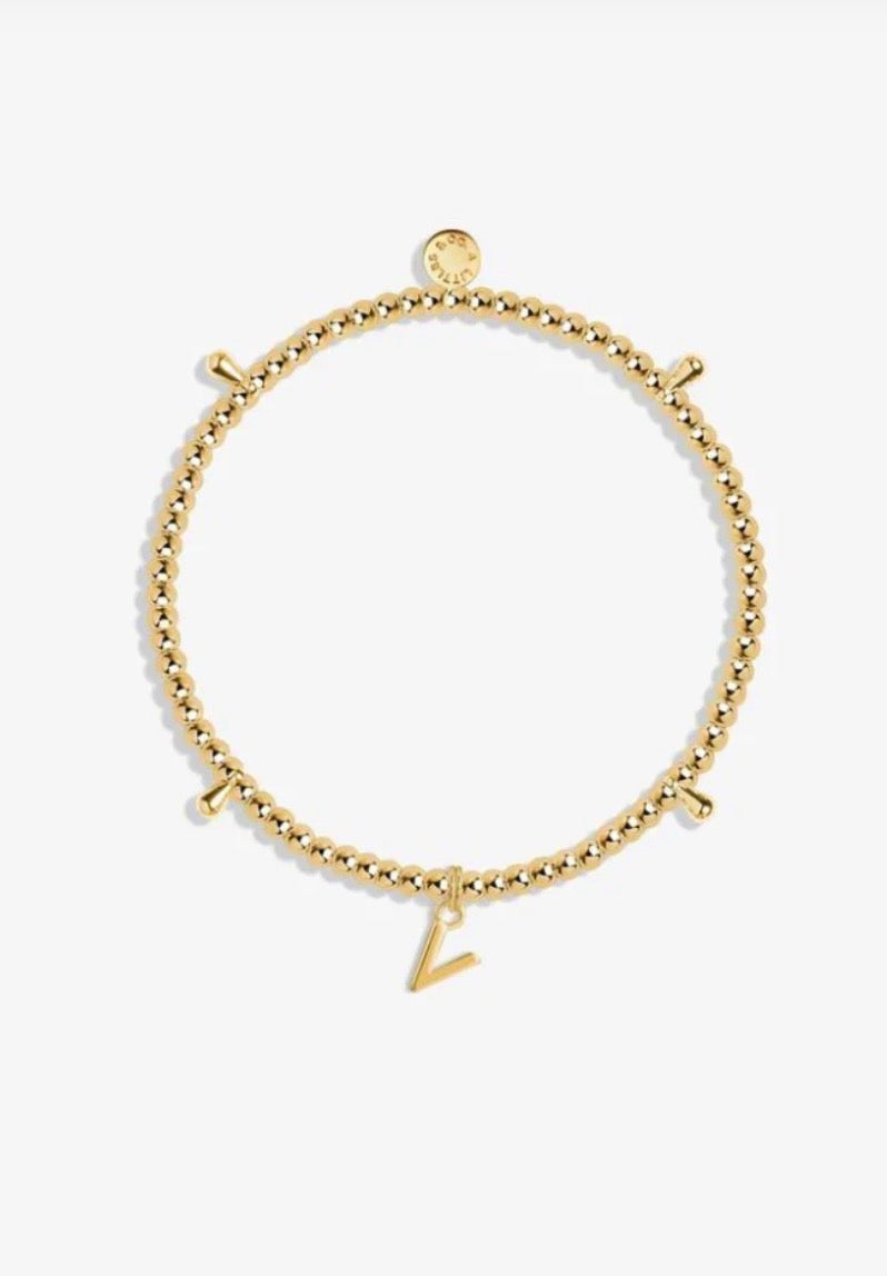 A Littles & Co. - Gold Initial Bracelet