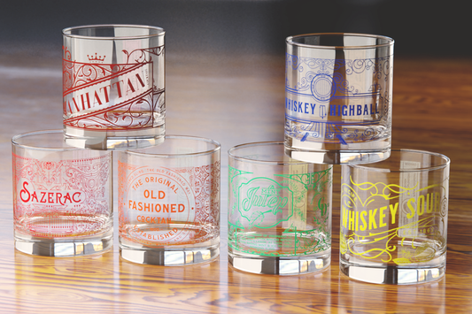 American Cocktails - Origins - Rocks Glass w/ Story Card