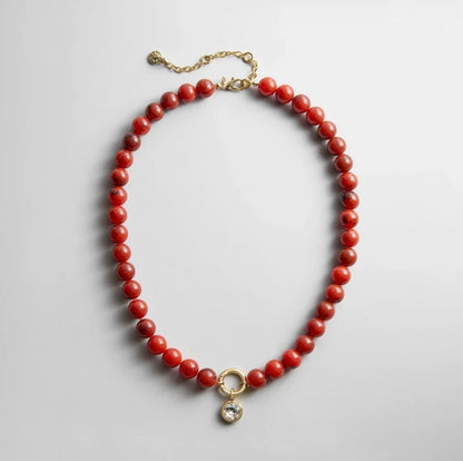 Bauble Bar - Janette Beaded Ring Necklace