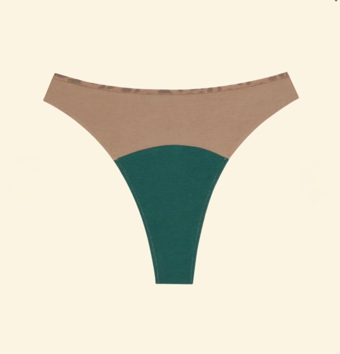 Huha High Rise Thong Mineral Undies Leopard Tan Limited Edition