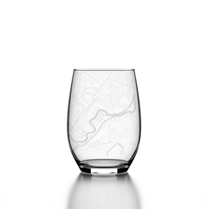 CUSTOM  SCRANTON STEMLESS WINE GLASS
