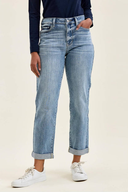 Judy Blue MR “BILLIE” Boyfriend Regular Jeans