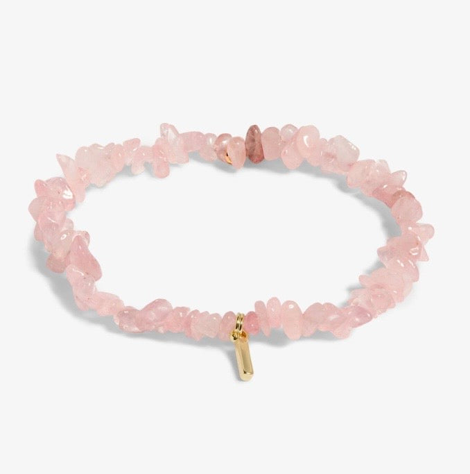 A Littles & Co. - Stone Initial Bracelet