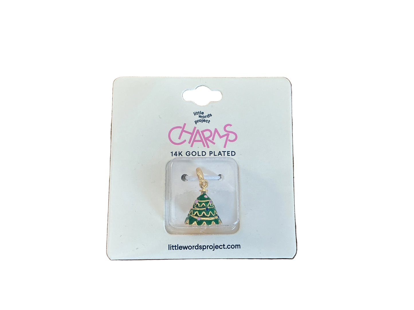 Little Words Christmas Tree Charm
