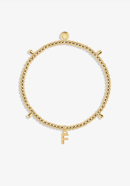 A Littles & Co. - Gold Initial Bracelet