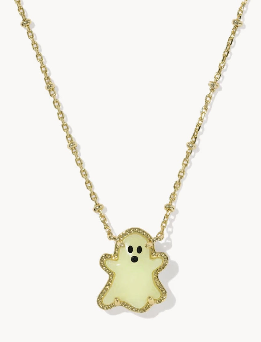 Kendra Scott Ghost Glow in the Dark Short Pendant Necklace Reversible