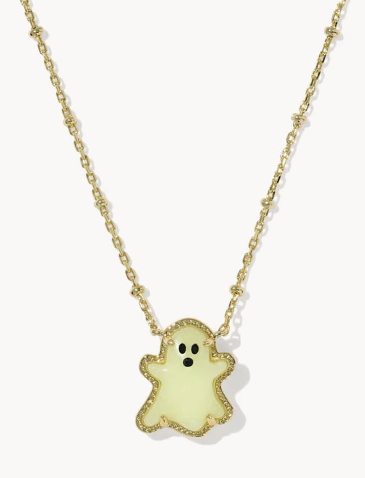 Kendra Scott Ghost Glow in the Dark Short Pendant Necklace Reversible