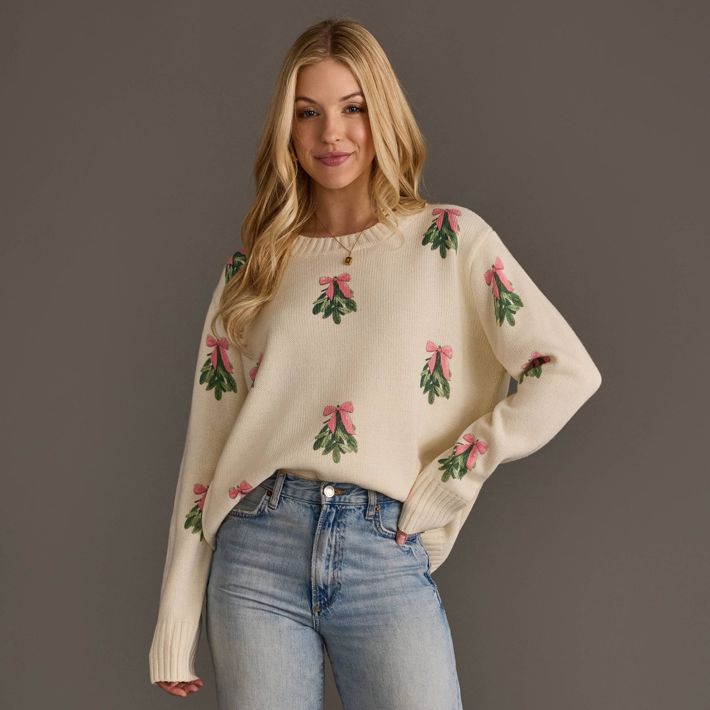 Ivory Tree Sweater