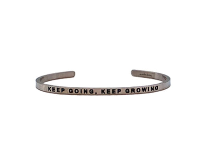MantraBand Keep Going, Keep Growing Cuff