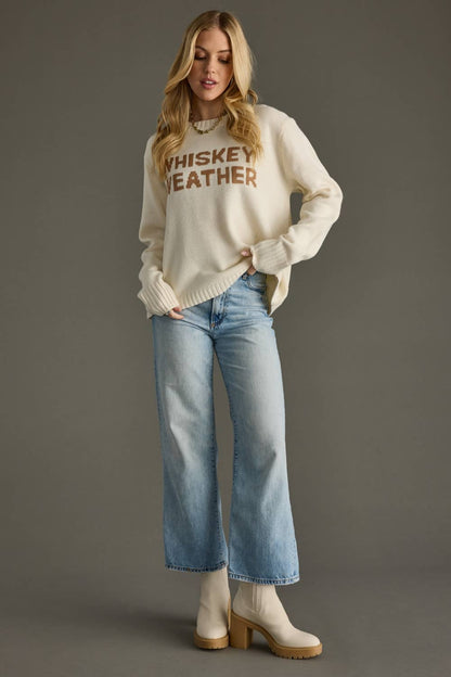 Ivory Whiskey Weather Sweater