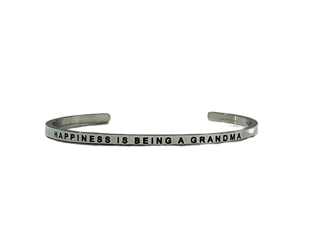 MantraBand Happiness is Being a Grandma Cuff