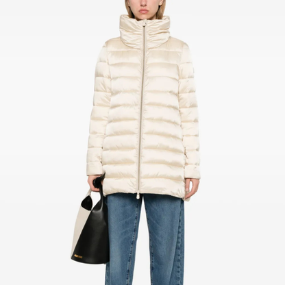 Save the Duck Lydia Quilted Water-Repellent Puffer - Sand Beige
