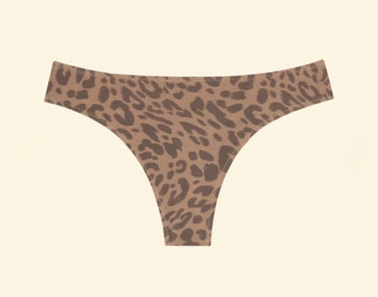 Huha Low Profile Thong Mineral Undies Leopard Tan Limited Edition