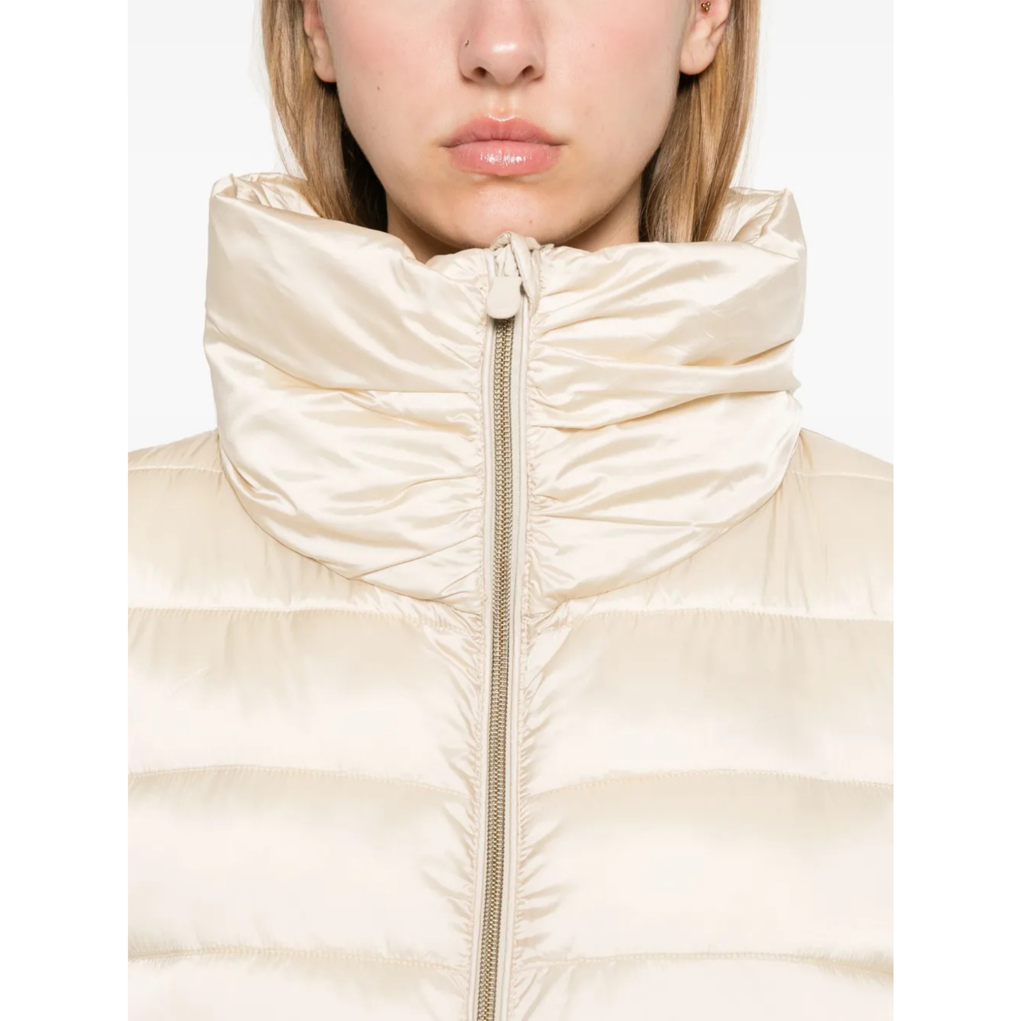 Save the Duck Lydia Quilted Water-Repellent Puffer - Sand Beige
