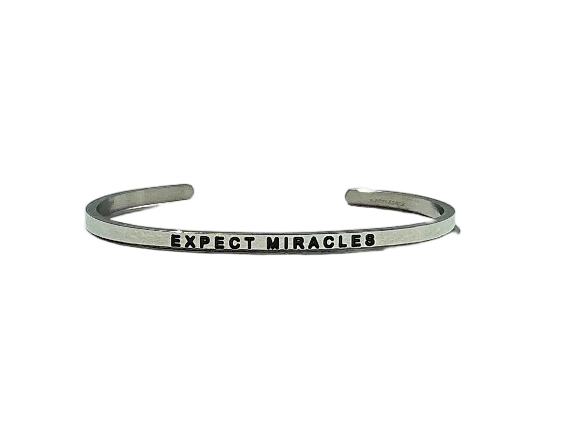 MantraBand Expect Miracles Cuff