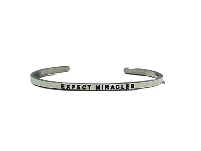 MantraBand Expect Miracles Cuff