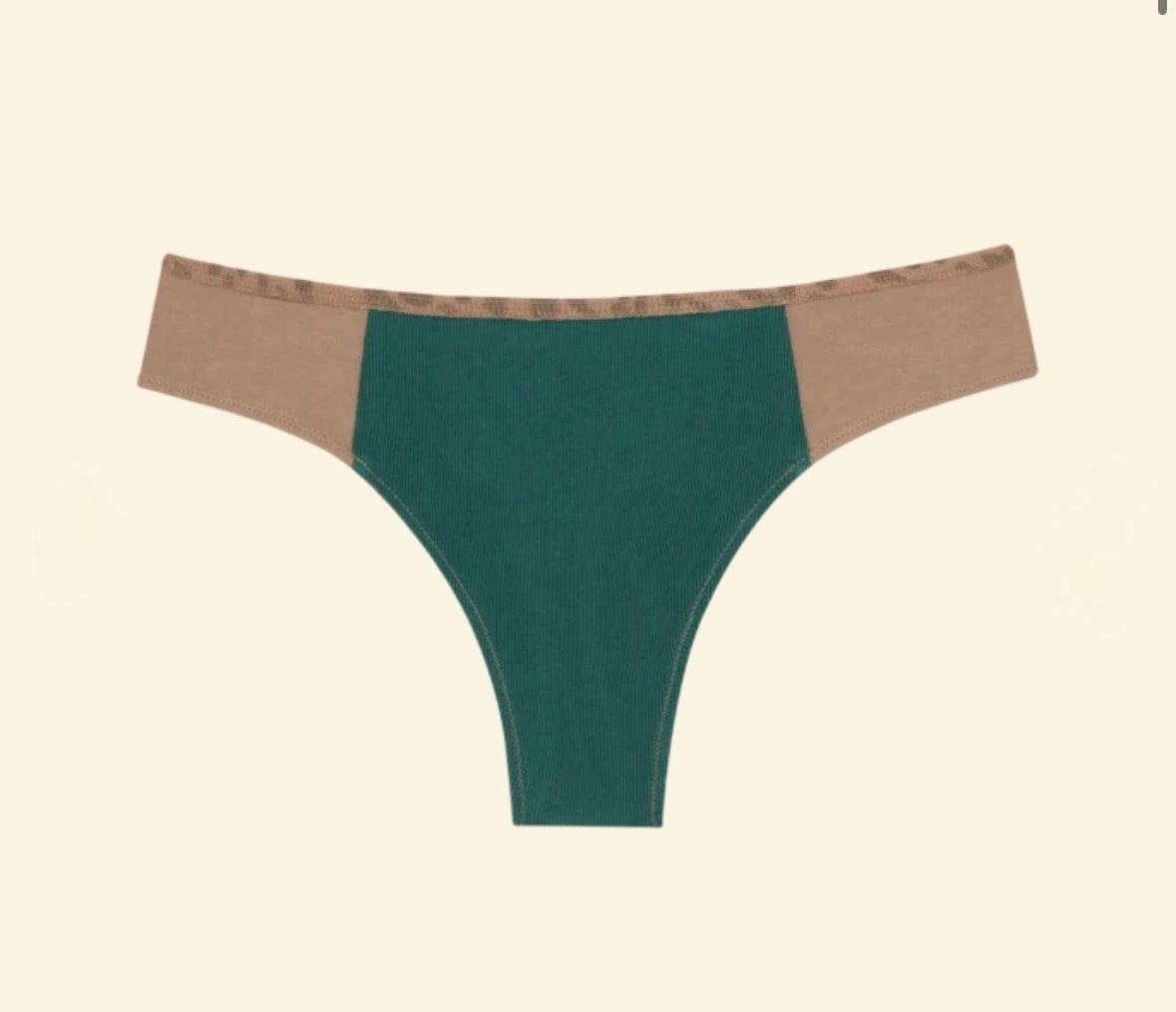 Huha Low Profile Thong Mineral Undies Leopard Tan Limited Edition