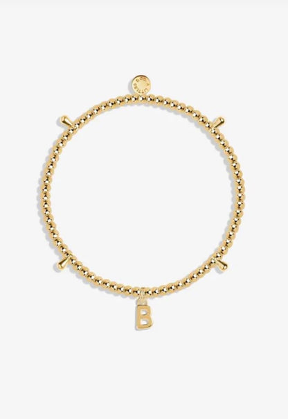 A Littles & Co. - Gold Initial Bracelet