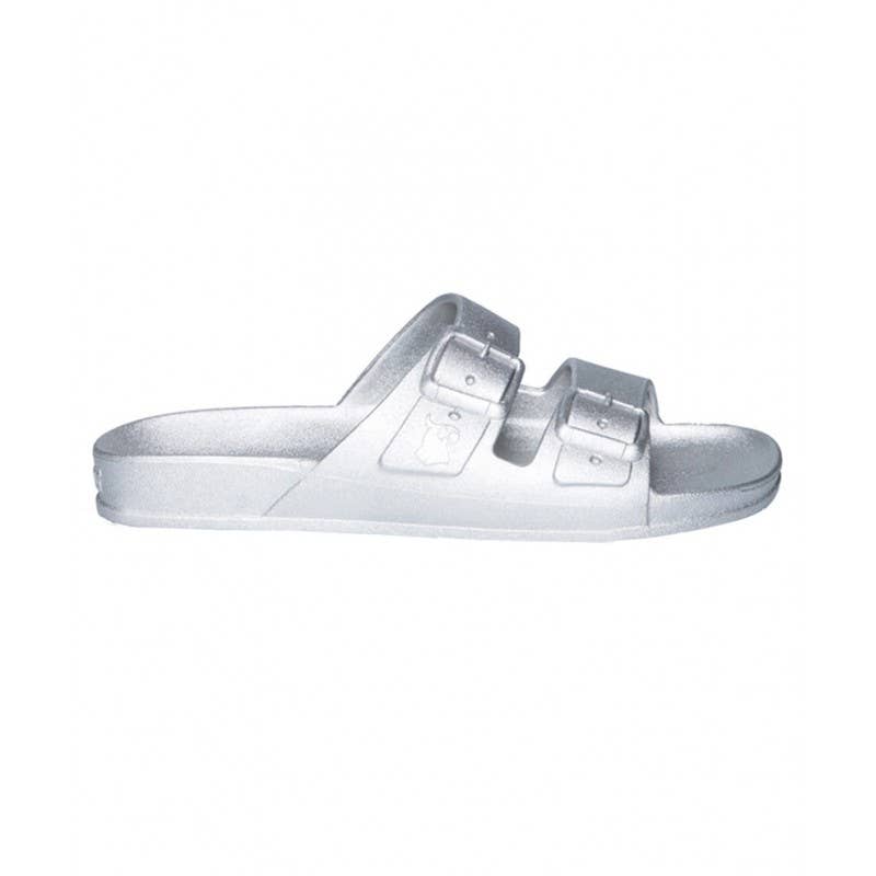 Cacatoès Baleia Metallic Silver Candy-scented Sandals